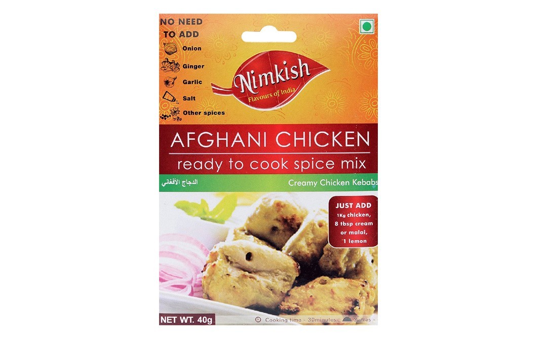 Nimkish Afghani Chicken Masala    Box  40 grams